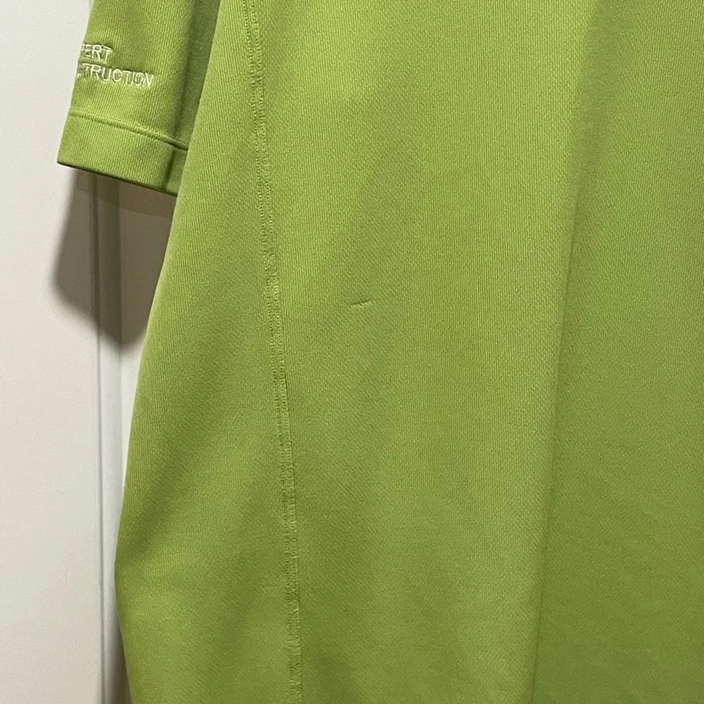 Nike Golf Tech Basic Dri-FIT Polo Mens Large Green Athletic Preppy Casual